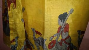 Beautiful Yellow 💛 Saree