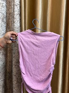 Ruched Sleeveless Top