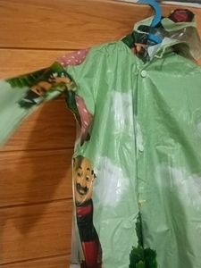 Rain Coat In Motu Patlu Print For 4 To 5 Year Kid