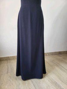 Elegant Navy Blue Maxi Dress
