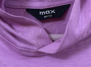 Purple Graphic Print Hoodie