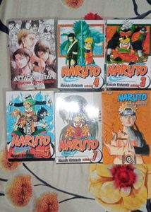 Naruto and Attack On Titan New Condition Manga