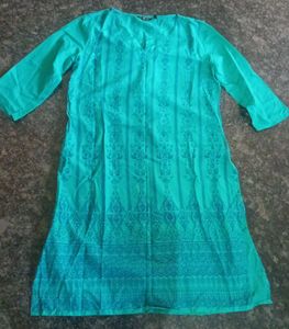 Elegant Rama Green Kurta
