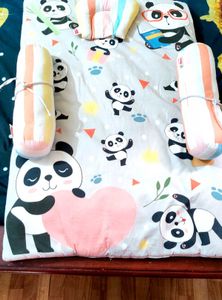 Panda Print Gadda Pillow Set