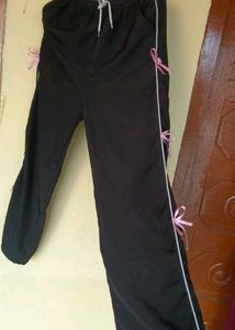 Straight Fit Black Trendy Pant
