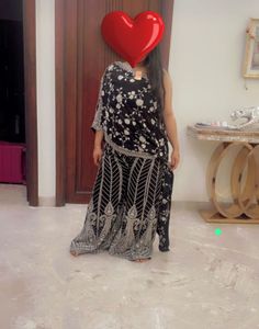 Black Embroidered Lehenga Choli