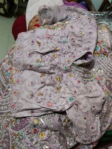 Mauve Color Lehenga Set ( Freebie)