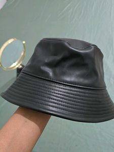 H&amp;M Faux Leather Bucket Hat
