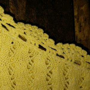 Yellow Knit Tank Top