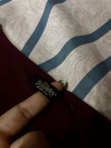 ✨ Maroon Slim-Fit Top ✨.SIZE-28-34