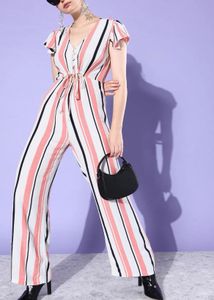 Striped Jumpsuit