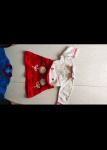 Girls winter skirt top n fancy frock