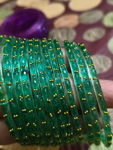 Bangle Set - Purple and Green