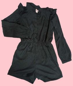 Black Playsuit / Romper From Max
