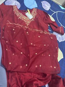 Elegant Embroidered Kurta Set