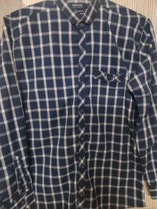 Urban Plus Blue Checked Shirt