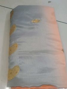 Elegant Embroidered Sari