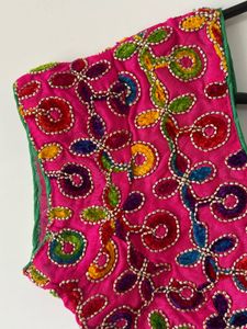 Embroidered Pink Blouse