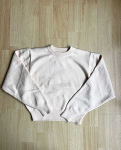 Zara Cream Cropped Sweater