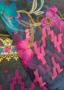 Floral & Geometric Print Fabric
