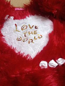 Cute Red Plush Dress