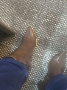 Brown Pointed-Toe Heels