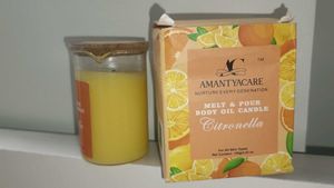 Amantyacare Melt & Pour Body Oil Candle 🕯️