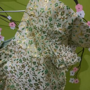 Brocade Floral Blouse