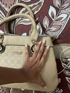 Beige Handbag