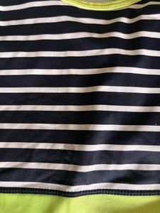 Striped &amp; Neon Lycott Swimsuit 6-8 Yrs