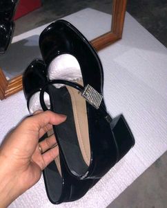 Mary Jane Platform Heels(size-36)
