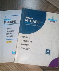 Aakash M-CAPS Class XI & XII Practice Sheets