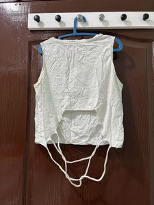 Rhinestone White Top