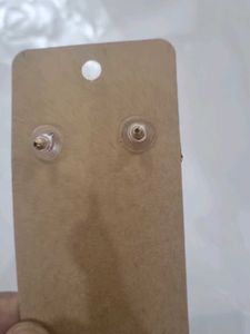 Black &amp; Gold Geometric Stud Earrings