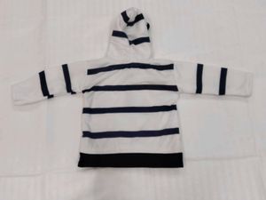 Cute Bear Striped Baby Outfit (Y)