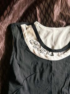 Girls Black &amp; White Top