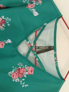 Floral Green Top