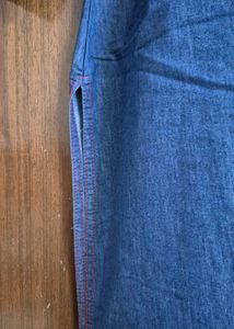 Denim Kurta