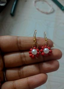 COMBO OF FLOWER LOCKET AND EARRING🧡🧡❤️❤️