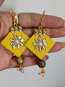 Kundan Pearl Earrings