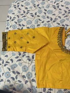 Yellow Embellished Blouse