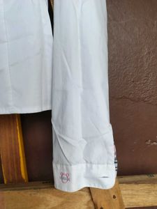 White Combo Button Shirts (Set of 2)