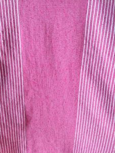 Pink Striped Bedsheet