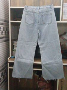 Wide Leg Denim Jeans