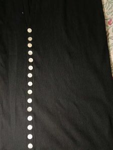 zara black skirt