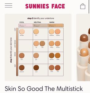 Sunnies Face Multistick Shade ECRU