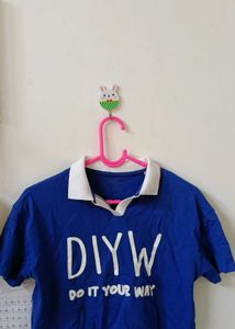 DIYW Blue Graphic Tee