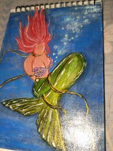 Mermaid Acrylic Handmade Painting