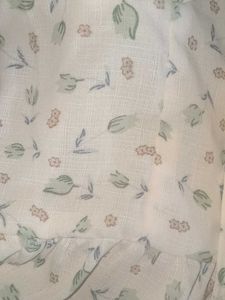 Floral Ruffle Crop Top