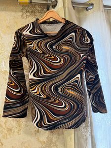 Turtle Neck Coffee Brown Brand New Top